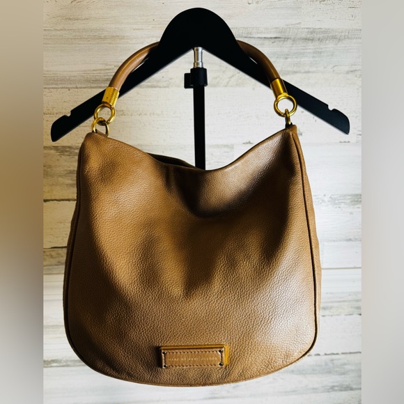 Marc By Marc Jacobs Handbags - Marc Jacobs Crossbody & Satchel Purse Brown Leather with detachable strap